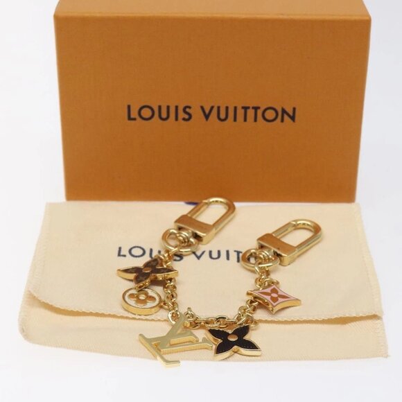 LOUIS VUITTON Spring Street Key Holder metal Gold M01188 LV Auth ac3808 - Picture 1 of 11